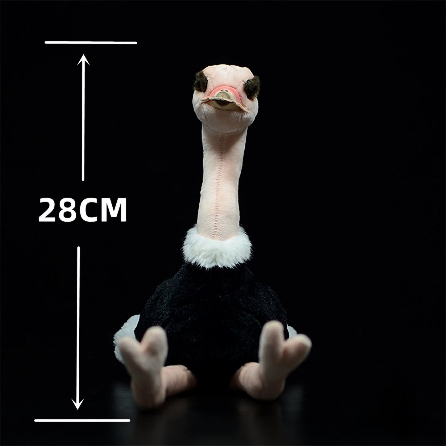 Realistic Baby Ostrich Plush