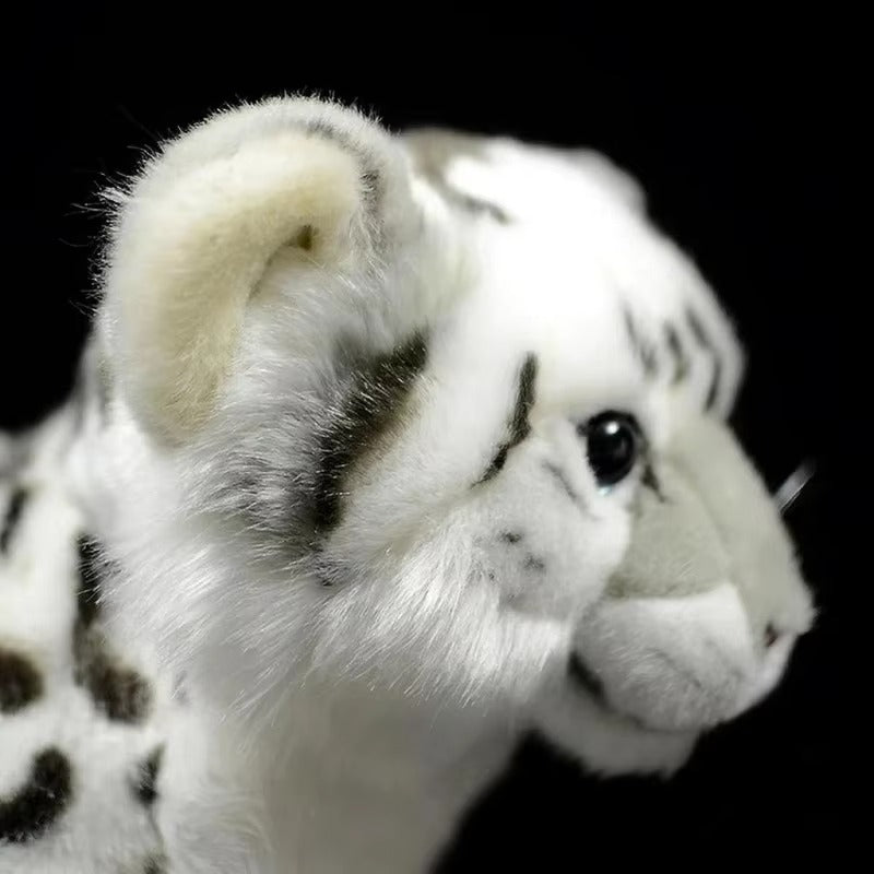 Realistic Baby Snow Leopard Plush