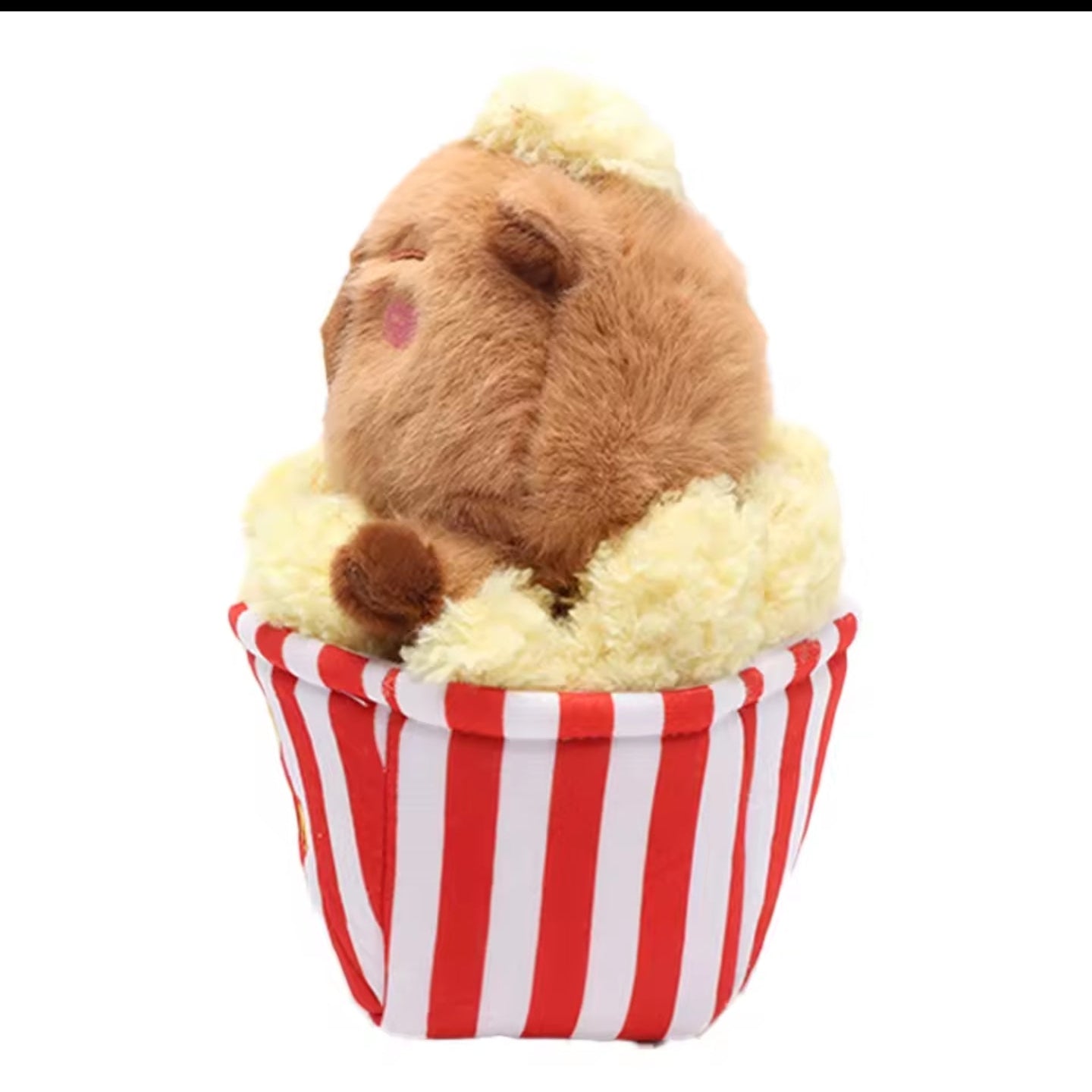 Popcorn Box Capybara Plush
