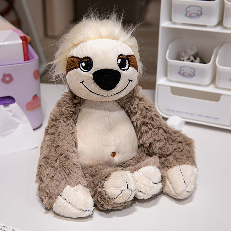 Fuzzy Sloth Stuffed Plush