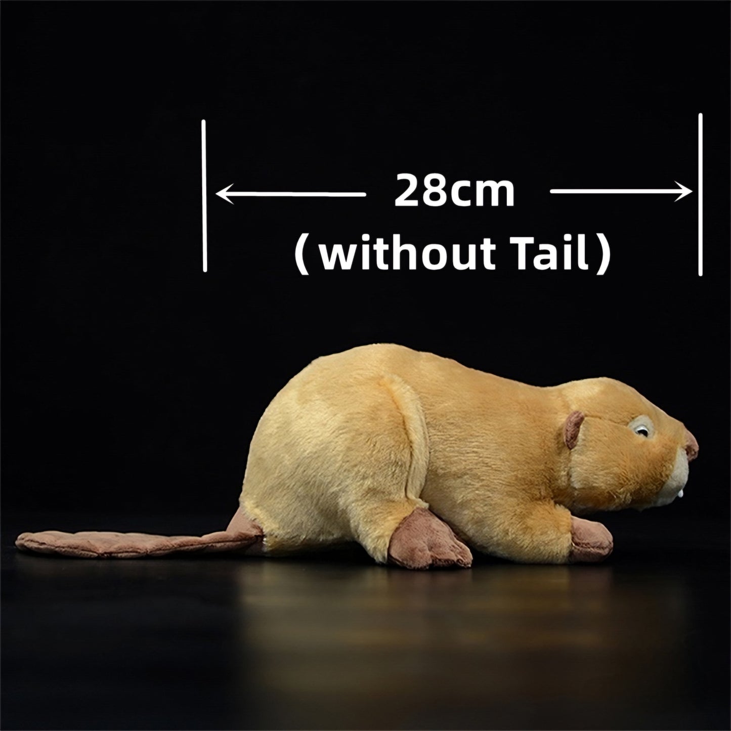 Realistic Beaver Plush