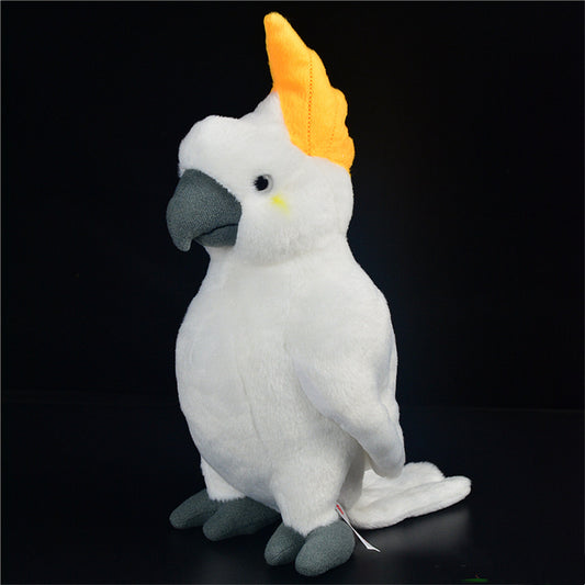 Realistic Cakatoo Parrot Plush