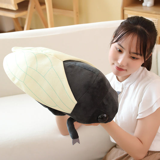 Cute Black Cicada Bug Plush
