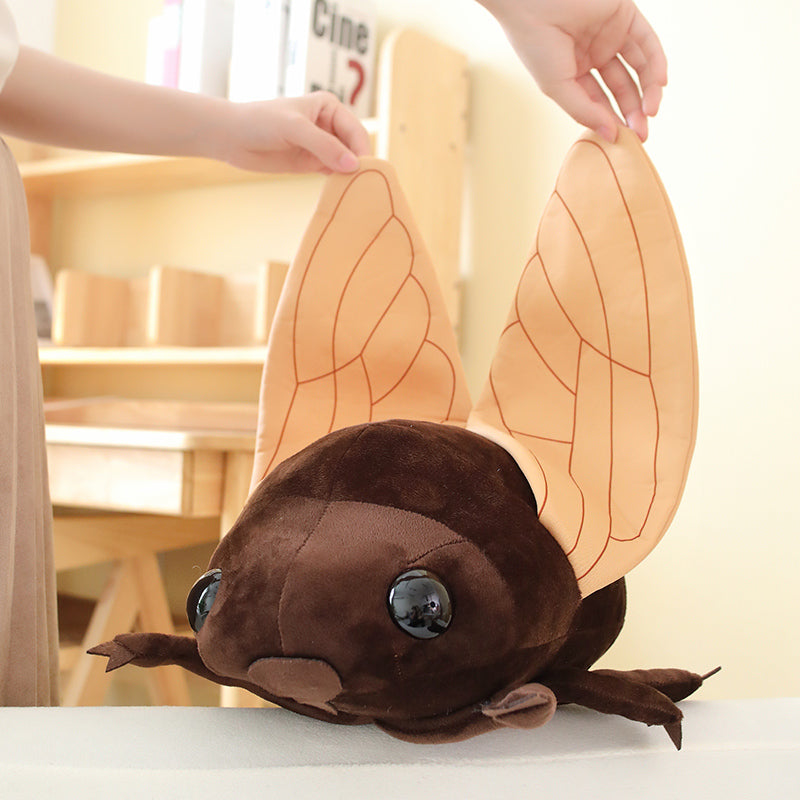 Cute Brown Cicada Bug Plush