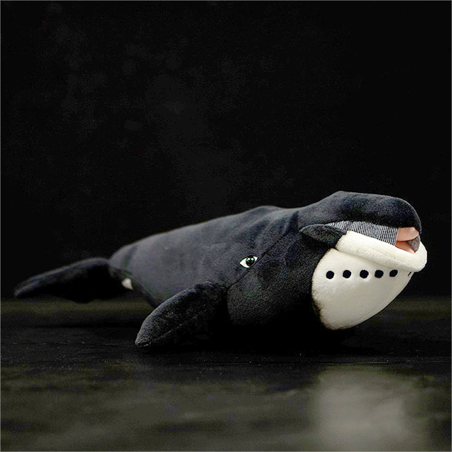 Realistic Bowhead Whale Plush