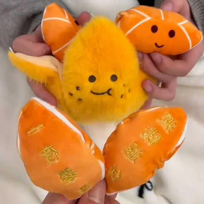 Kawaii Peelable Orange Plush