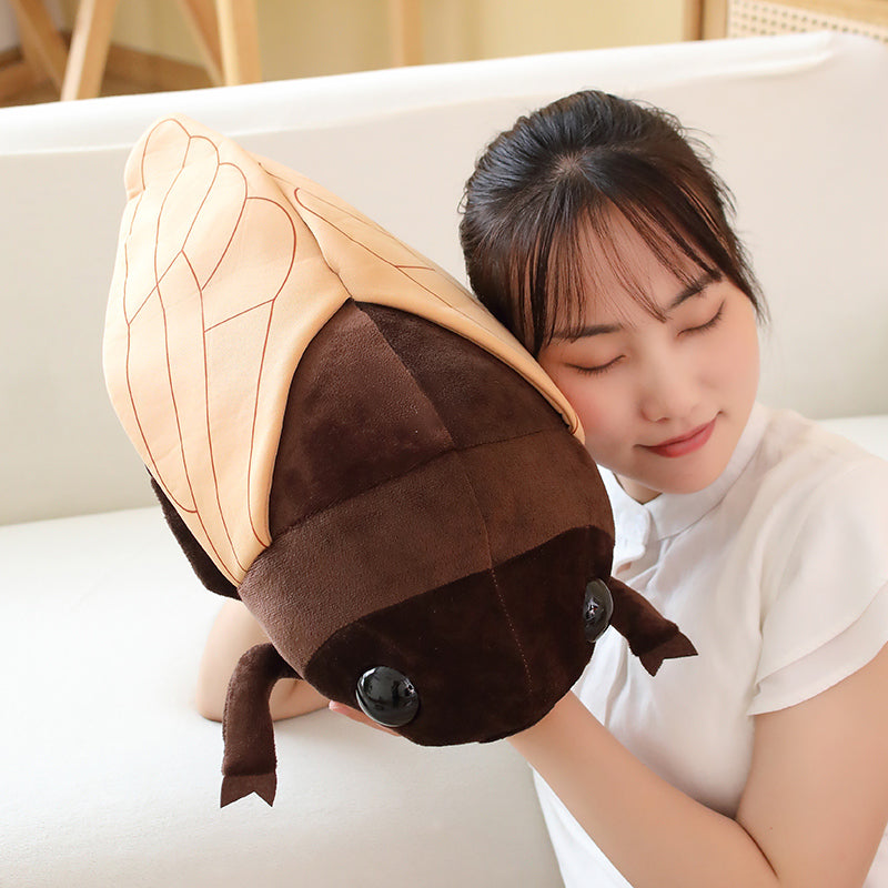 Cute Brown Cicada Bug Plush