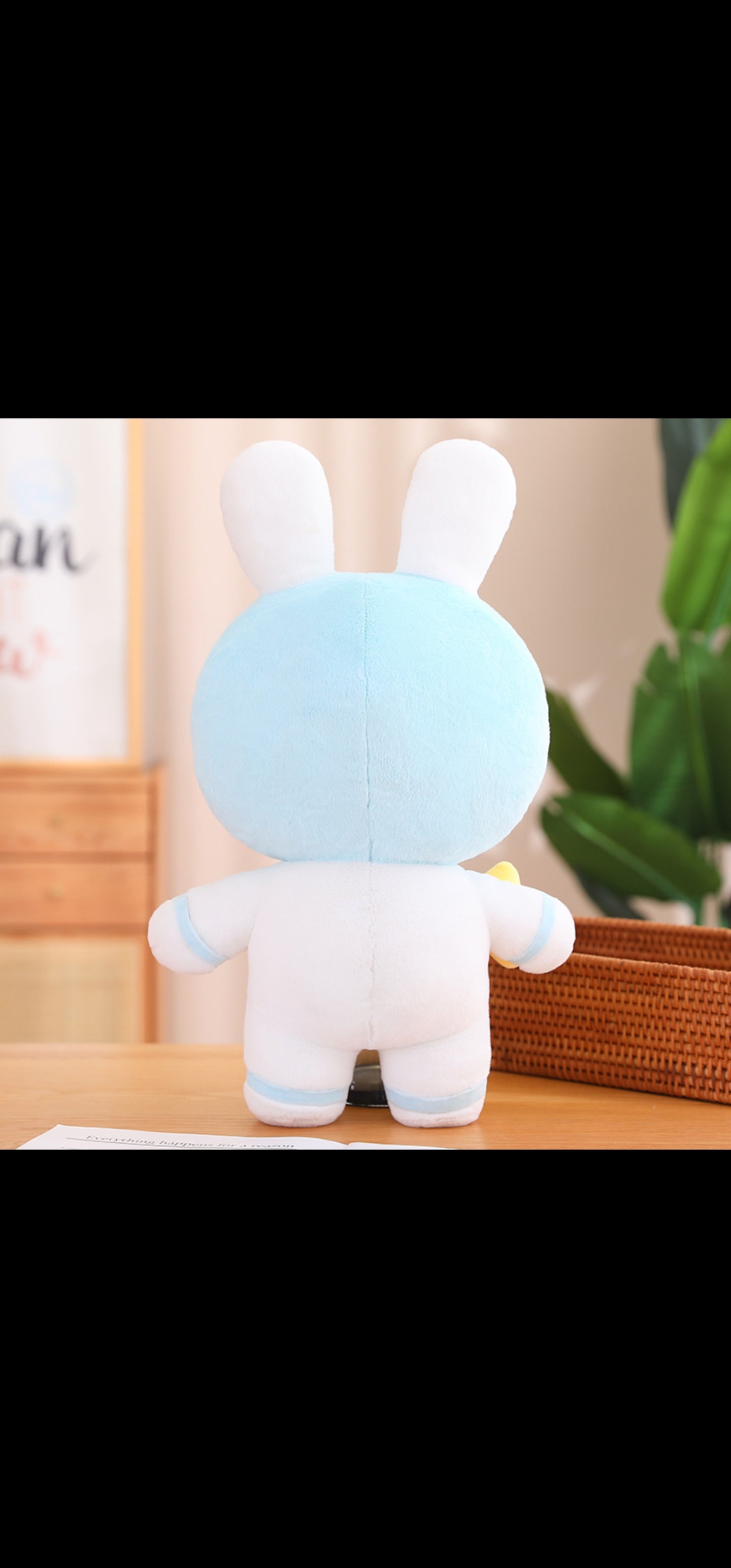 Kawaii Blue Astronaut Bunny Plush