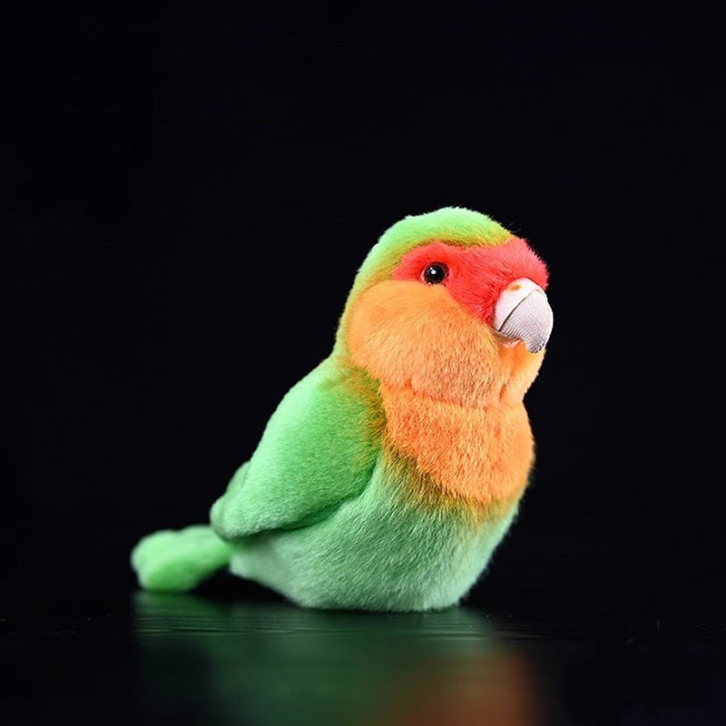 Realistic Peach Face Love Bird Plush