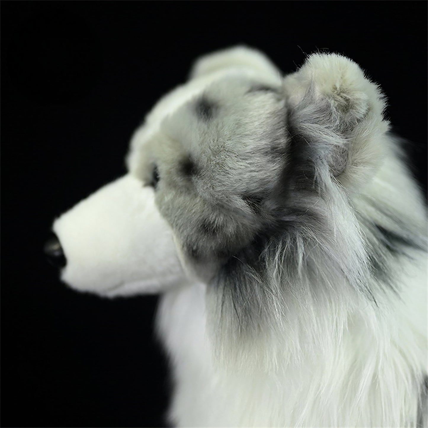 Realistic Brown Border Collie Plush