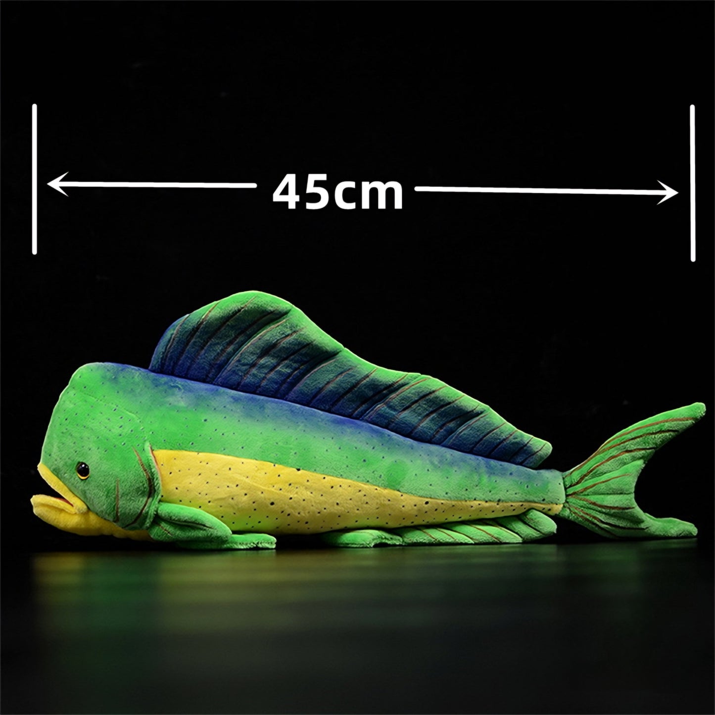 Realistic Mahi-Mahi Dolphinfish Plush