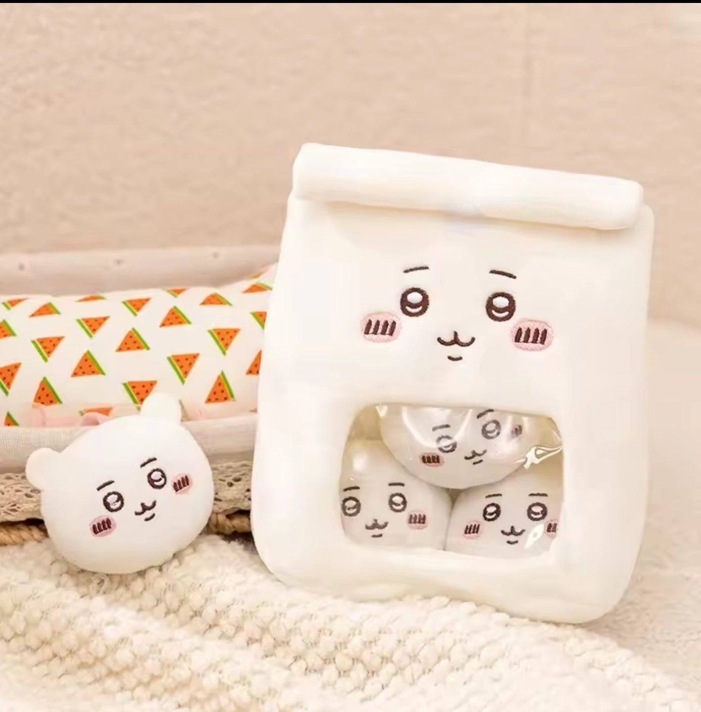 Kawaii Chiikawa Plush Pouch