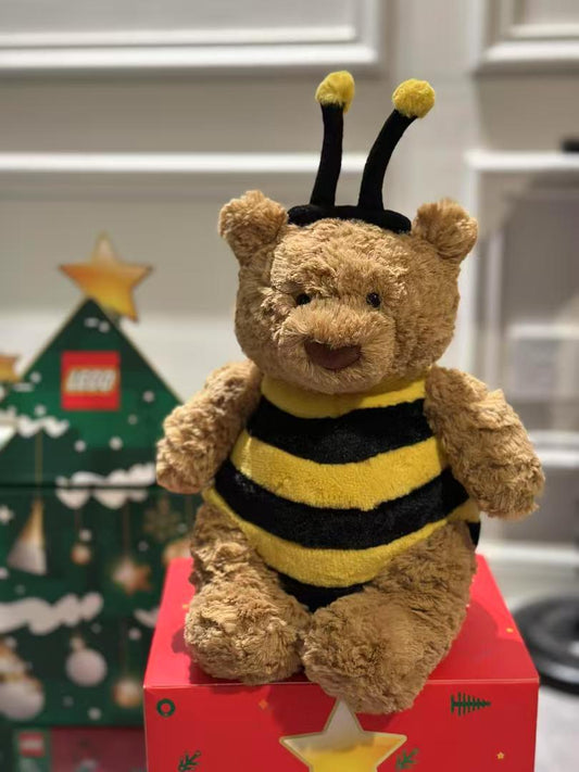 Fuzzy Bee Bear Plush