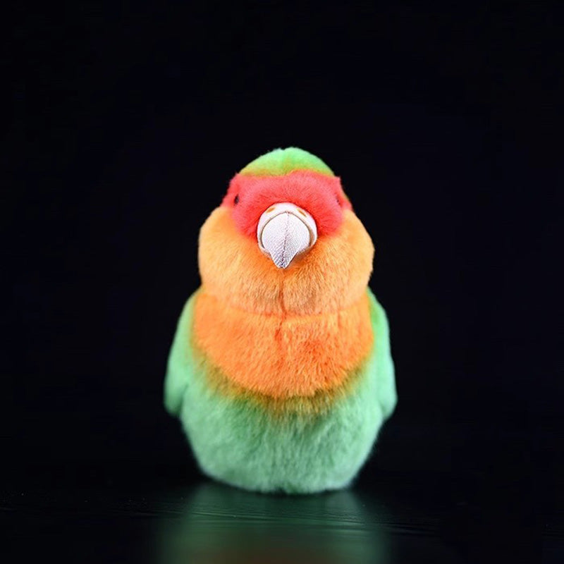 Realistic Peach Face Love Bird Plush