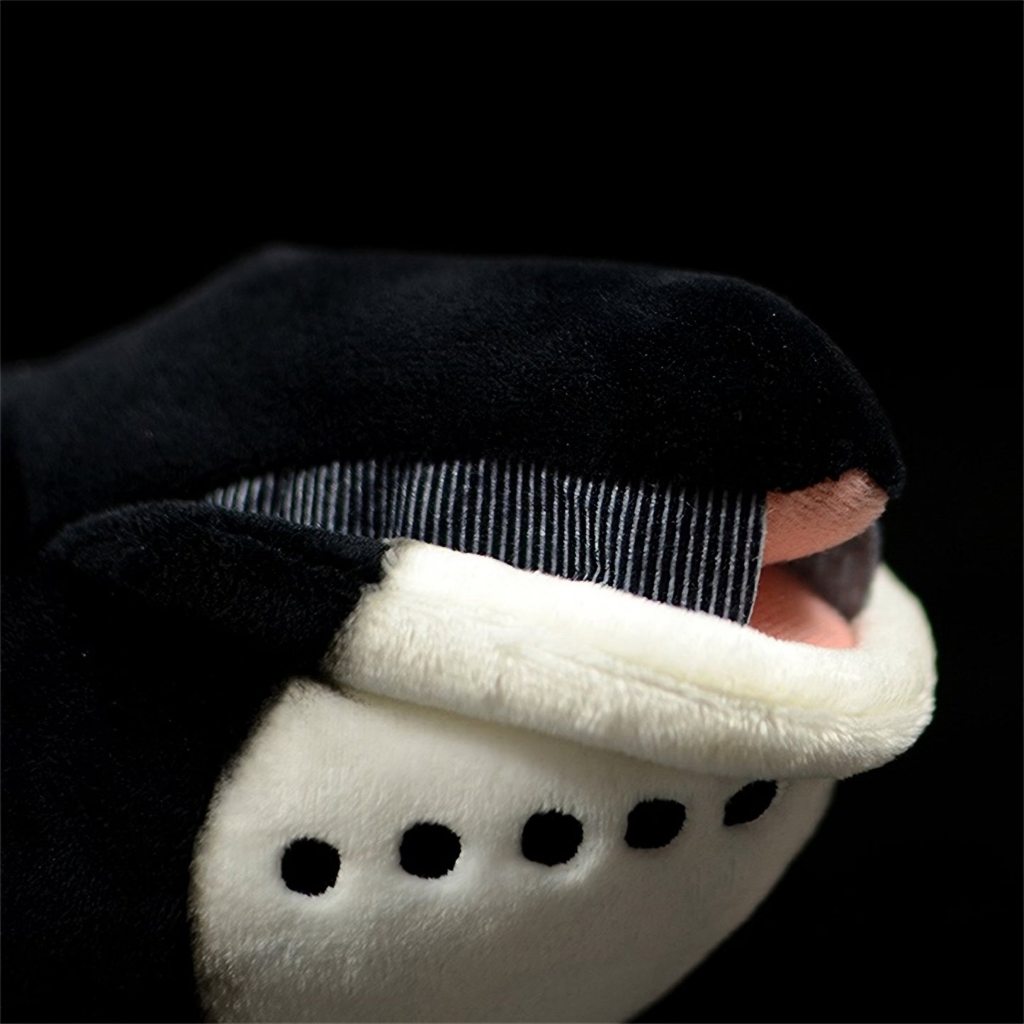 Realistic Bowhead Whale Plush