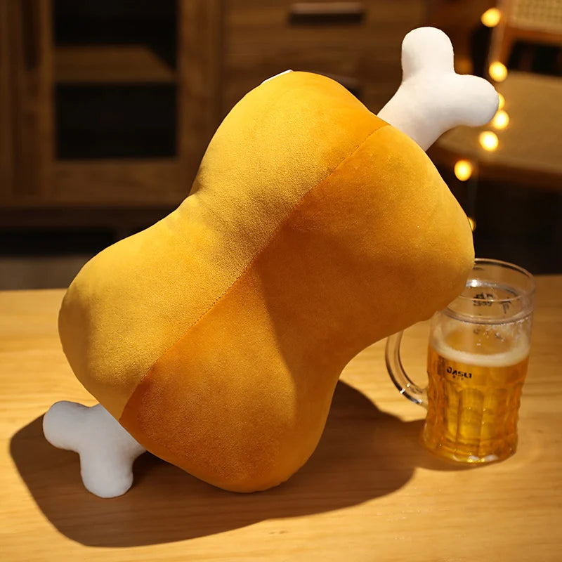 Chicken & Bone Handwarmer Plush