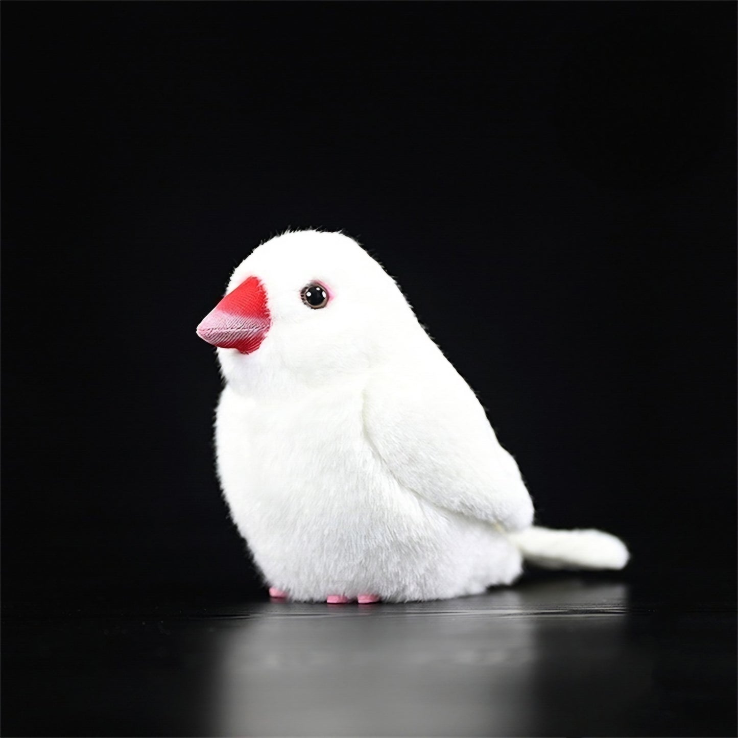 Realistic White Java Bird Plush