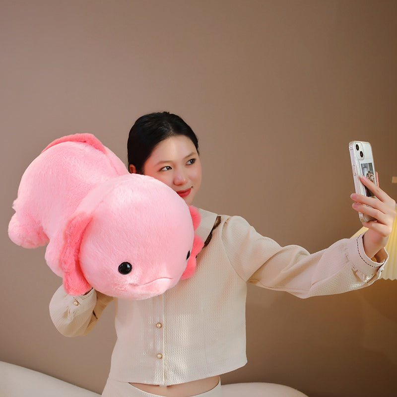 Cute Kawaii Pink Axolotl Plush