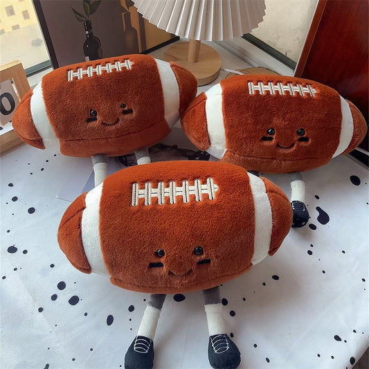 Cute American Football Ball with Legs Plush