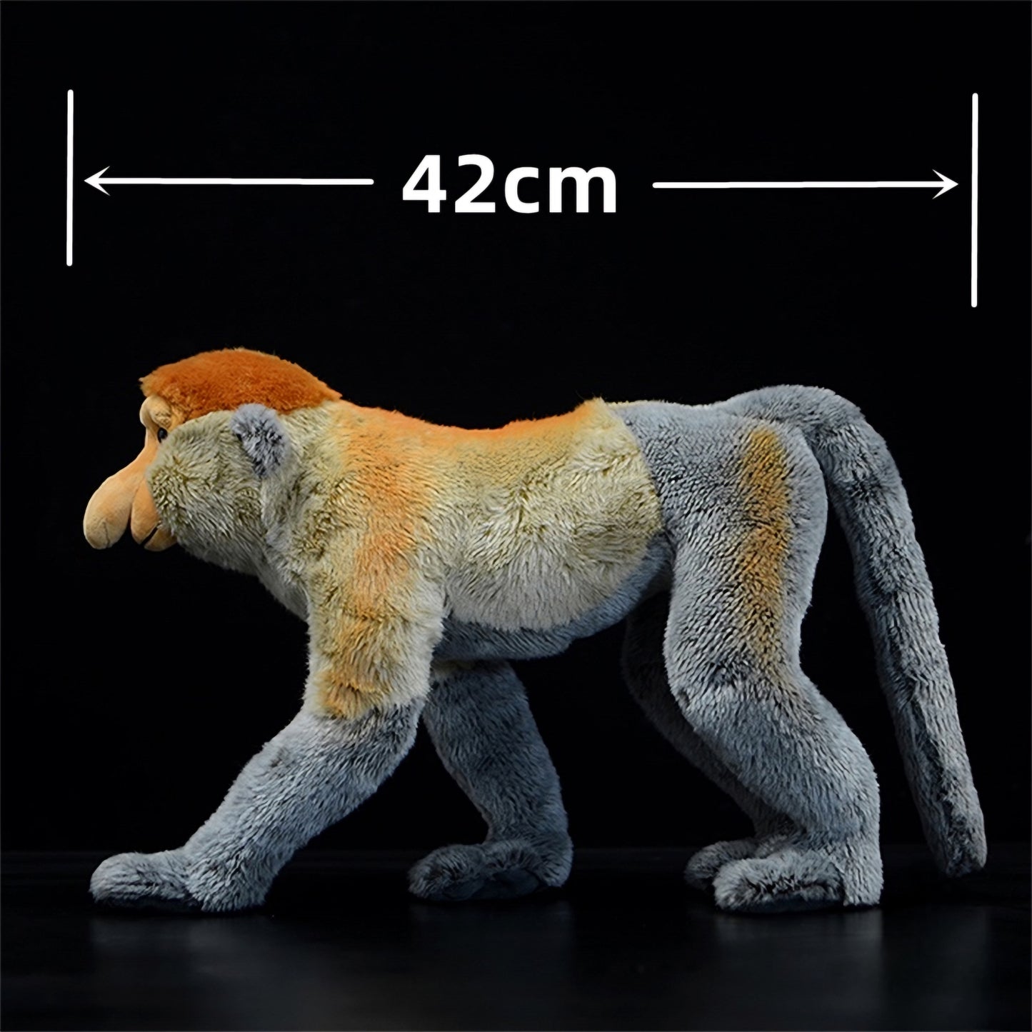 Realistic Proboscis Monkey Plush