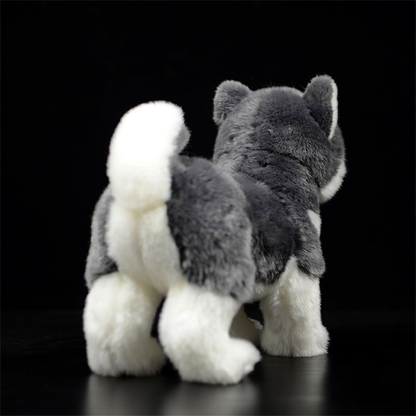 Realistic Alaskan Malamute Dog Plush