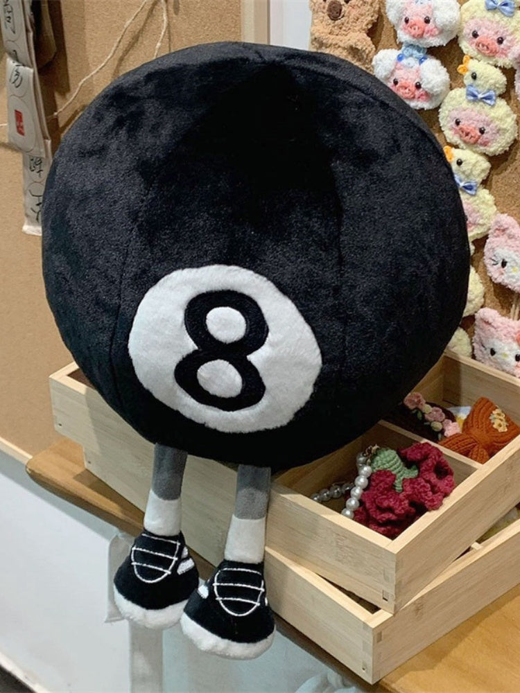 Big Billiard Eight Ball Plush