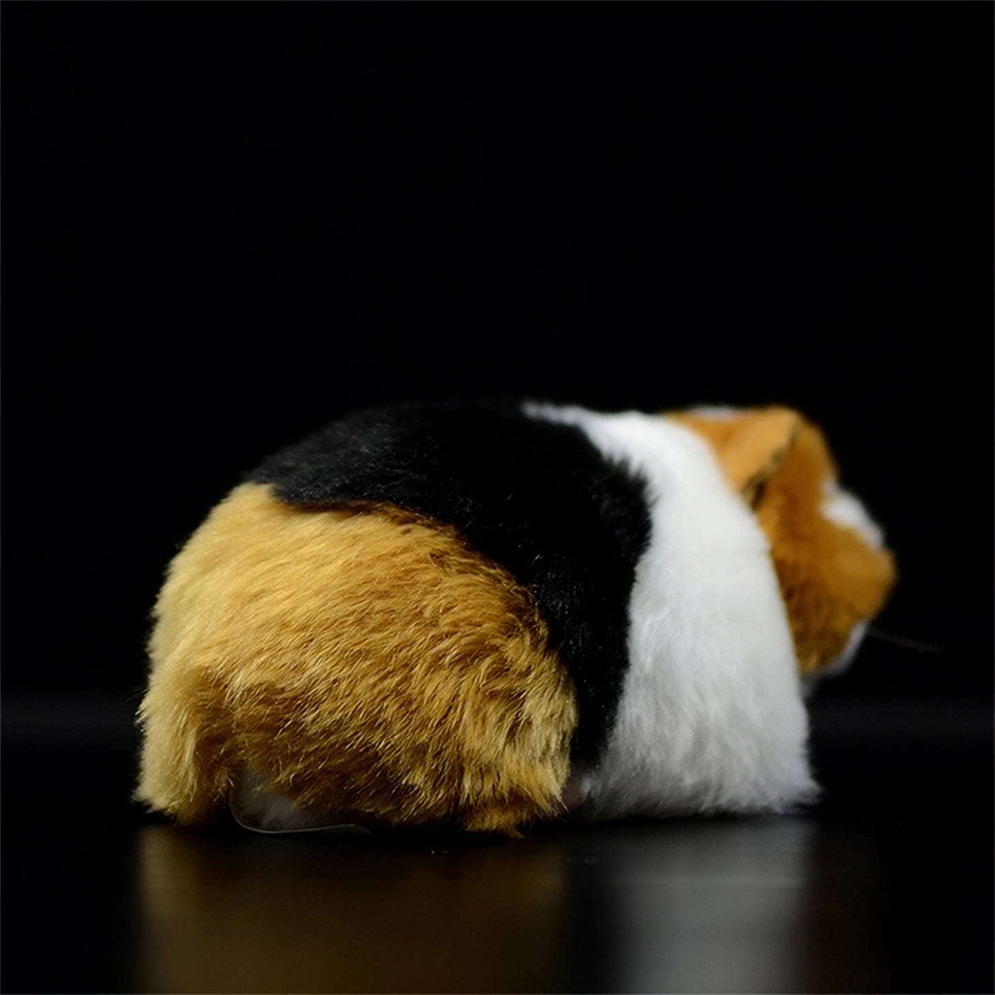 Realistic Tricolour Guinea Pig Plush