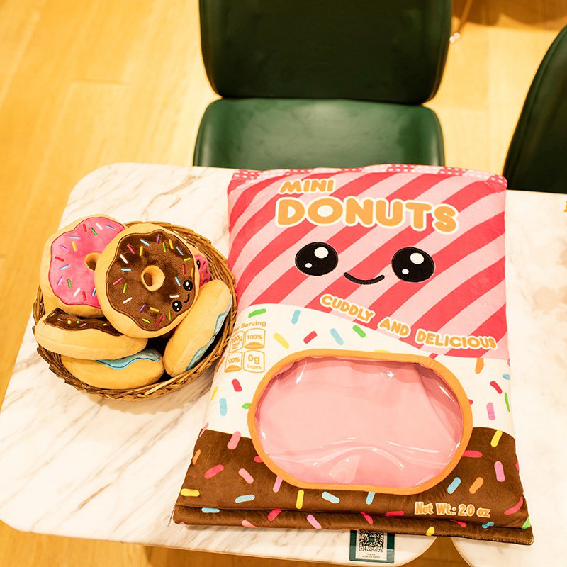 Donut Bag Stuffed Plush Toy