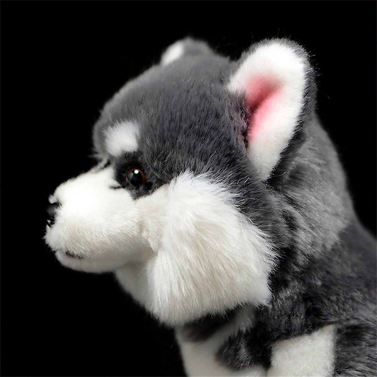 Realistic Alaskan Malamute Dog Plush