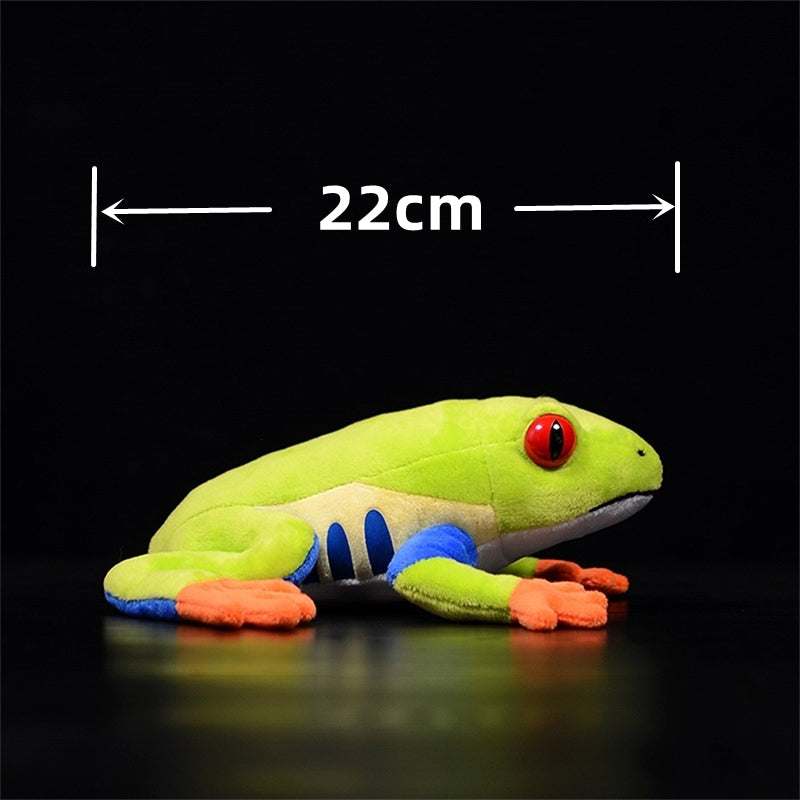 Realistic Red-Eyed Tree Frog Plush